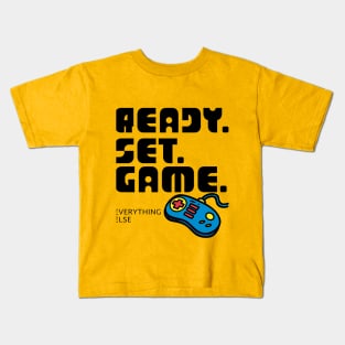 Ready, Set, Game Kids T-Shirt